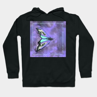 Purple butterfly Hoodie